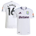 aston villa adidas away authentic shirt 2024-25 with a.garcía 16 printing Collection | Official Aston Villa Jerseys