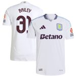 aston villa adidas away authentic shirt 2024-25 with bailey 31 cup printing Collection | Official Aston Villa Jerseys