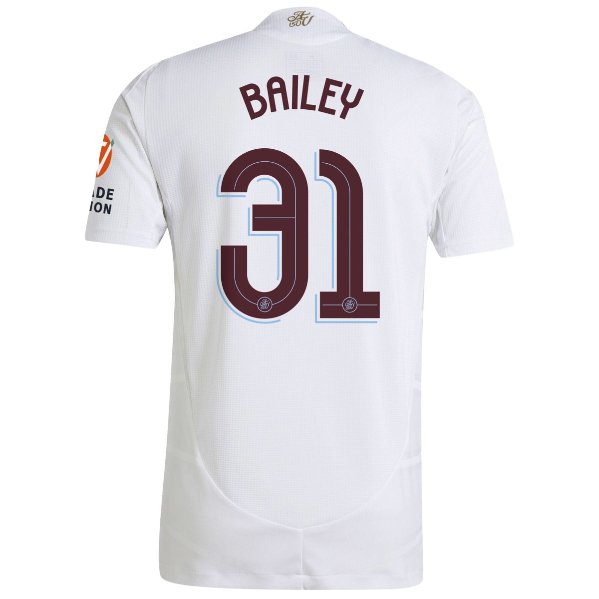 aston villa adidas away authentic shirt 2024-25 with bailey 31 cup printing Collection | Official Aston Villa Jerseys