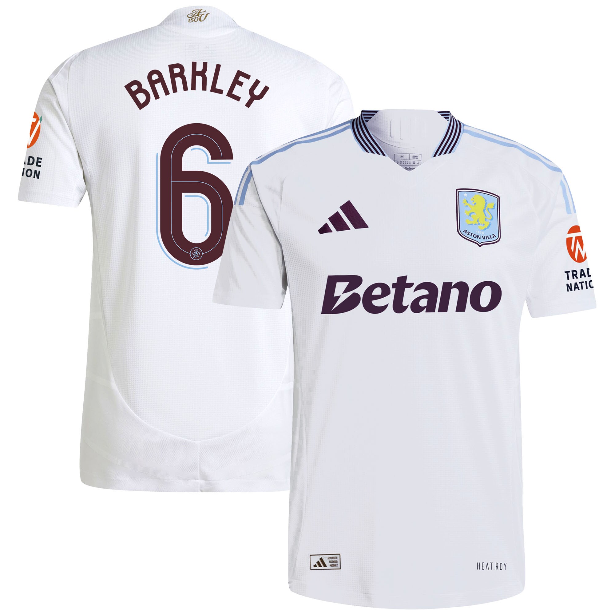 aston villa adidas away authentic shirt 2024-25 with barkley 6 cup printing Collection | Official Aston Villa Jerseys