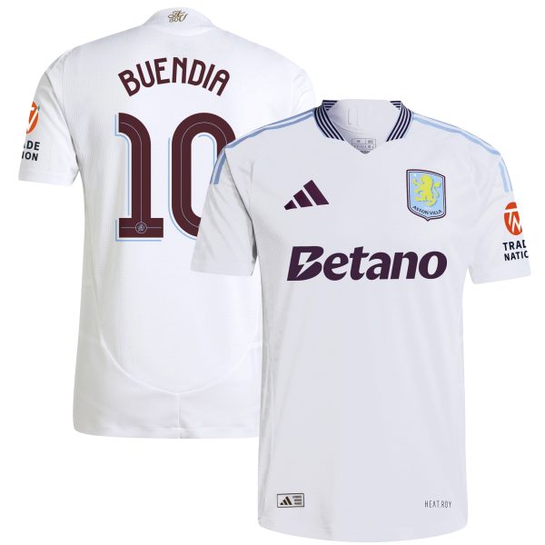aston villa adidas away authentic shirt 2024-25 with buendia 10 cup printing Collection | Official Aston Villa Jerseys