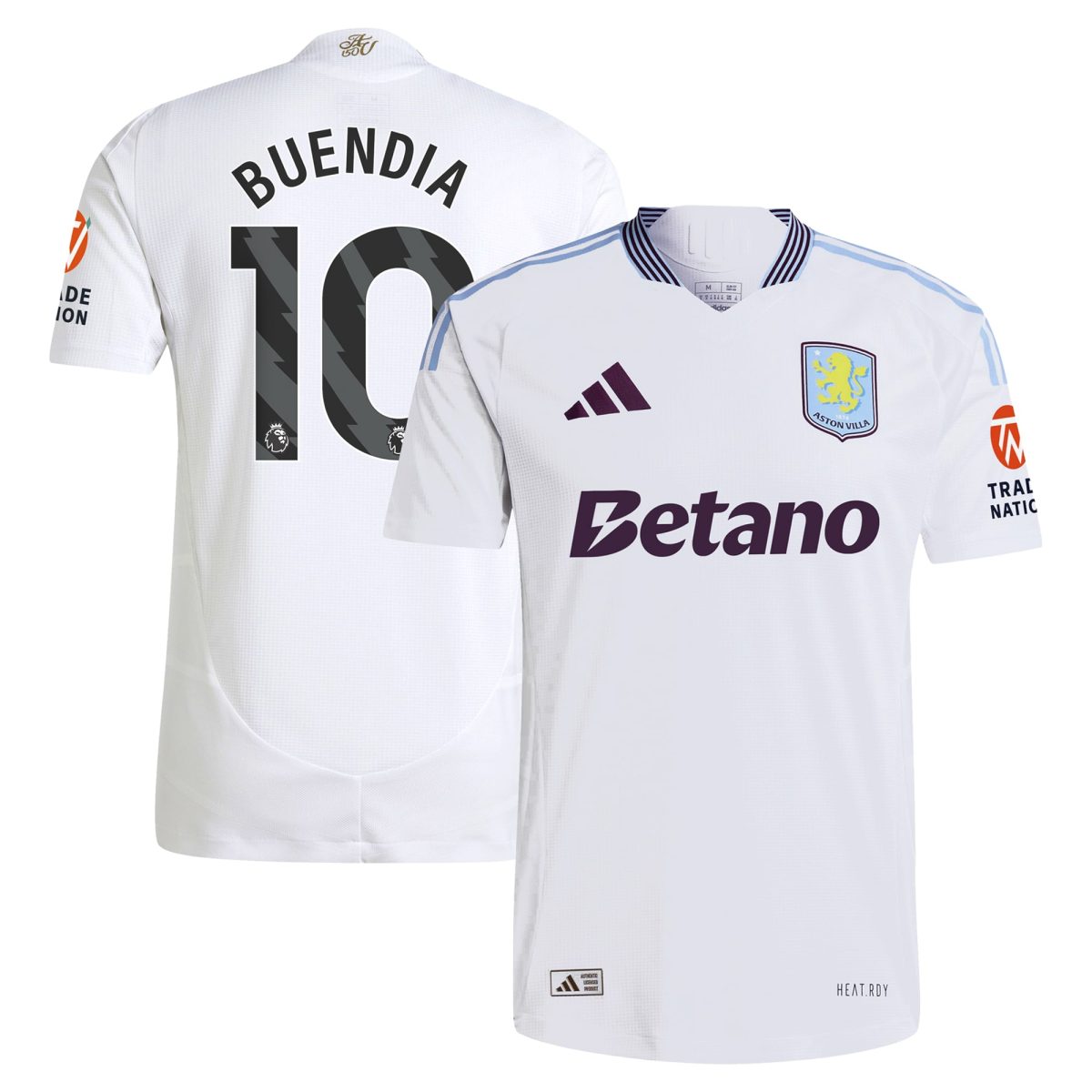 aston villa adidas away authentic shirt 2024-25 with buendia 10 printing Collection | Official Aston Villa Jerseys