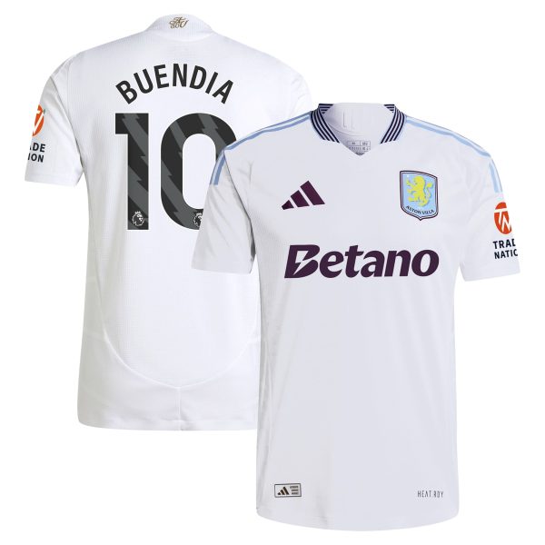 aston villa adidas away authentic shirt 2024-25 with buendia 10 printing Collection | Official Aston Villa Jerseys