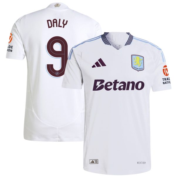 aston villa adidas away authentic shirt 2024-25 with daly 9 cup printing Collection | Official Aston Villa Jerseys
