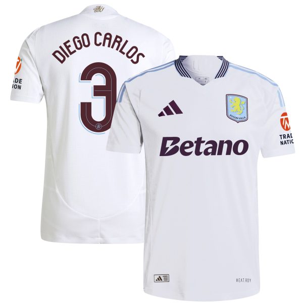 aston villa adidas away authentic shirt 2024-25 with diego carlos 3 cup printing Collection | Official Aston Villa Jerseys