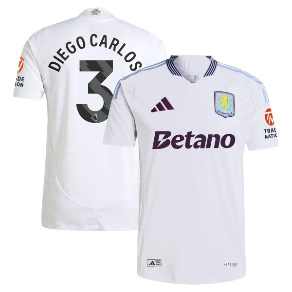 aston villa adidas away authentic shirt 2024-25 with diego carlos 3 printing Collection | Official Aston Villa Jerseys
