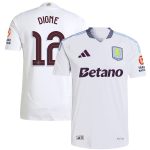 aston villa adidas away authentic shirt 2024-25 with digne 12 cup printing Collection | Official Aston Villa Jerseys