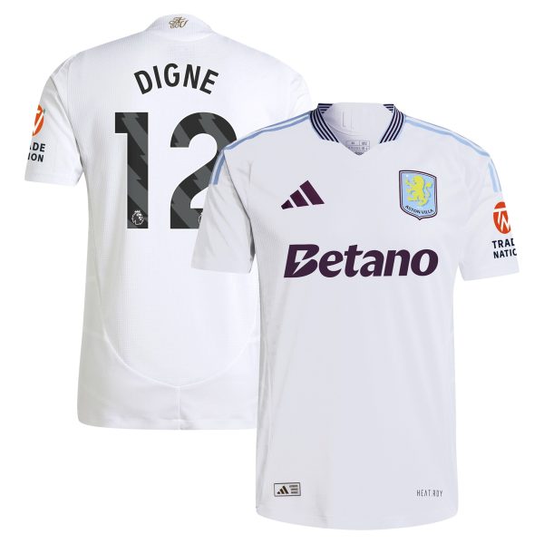 aston villa adidas away authentic shirt 2024-25 with digne 12 printing Collection | Official Aston Villa Jerseys