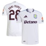 aston villa adidas away authentic shirt 2024-25 with gabi nunes 28 cup printing Collection | Official Aston Villa Jerseys