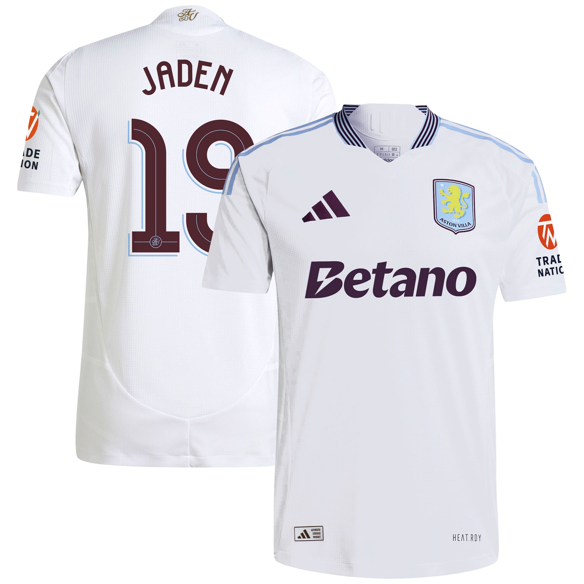 aston villa adidas away authentic shirt 2024-25 with jaden 19 cup printing Collection | Official Aston Villa Jerseys