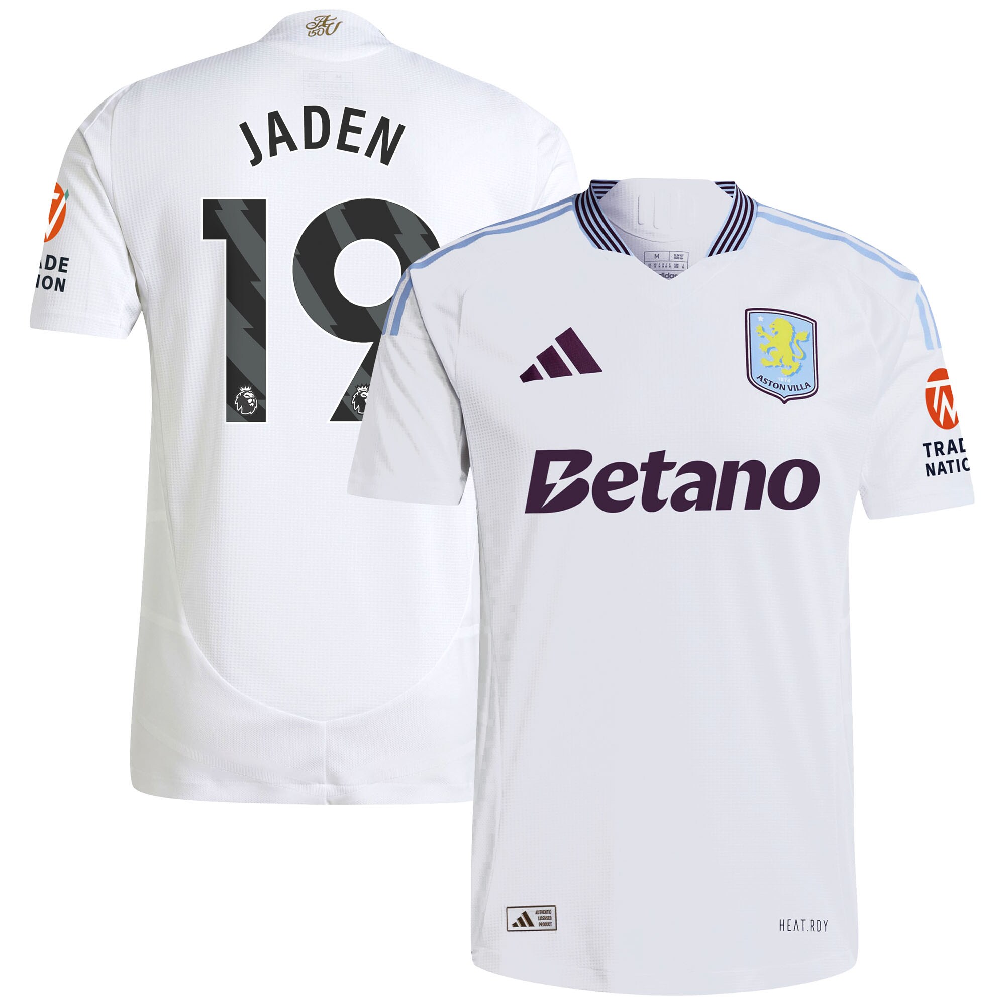 aston villa adidas away authentic shirt 2024-25 with jaden 19 printing Collection | Official Aston Villa Jerseys