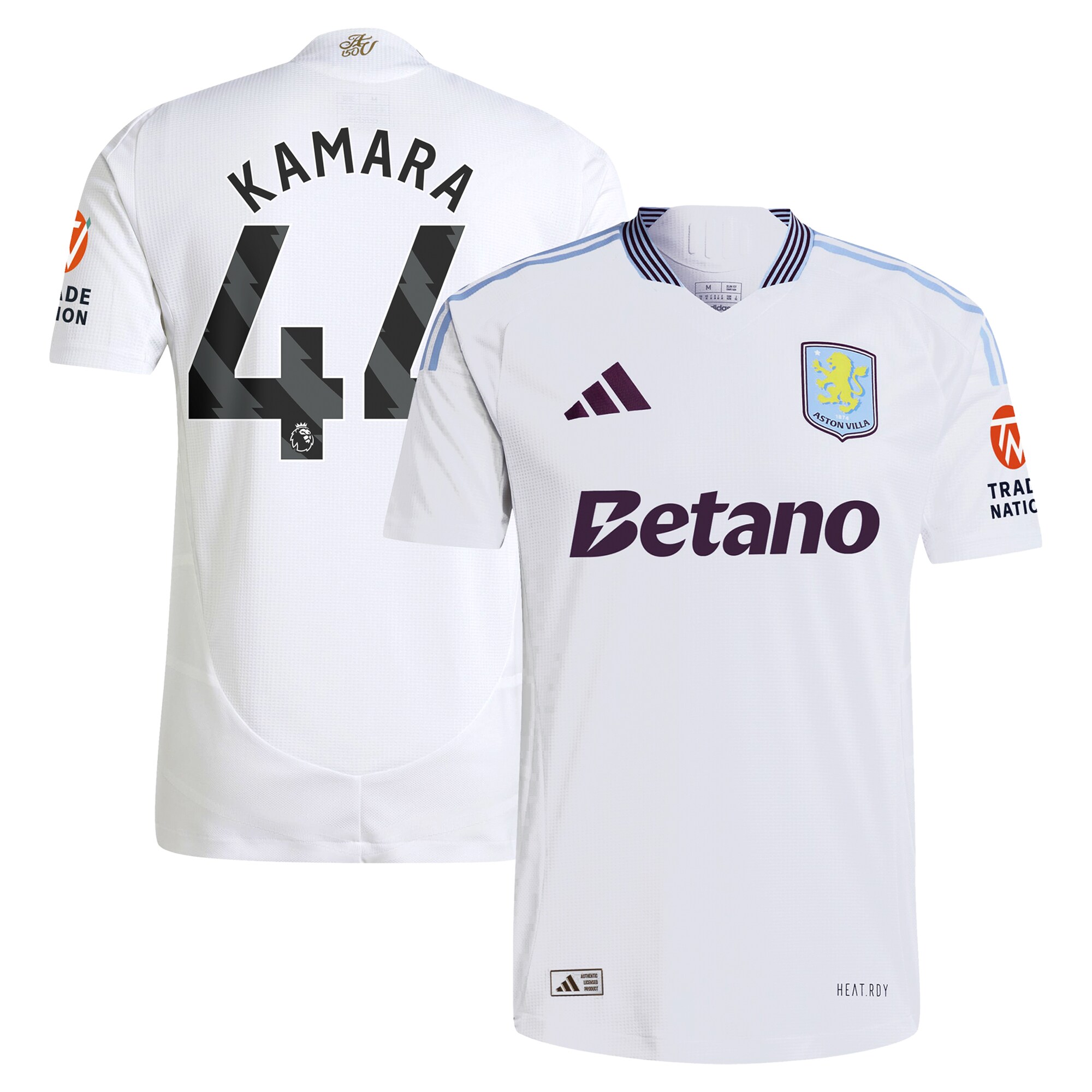 aston villa adidas away authentic shirt 2024-25 with kamara 44 printing Collection | Official Aston Villa Jerseys