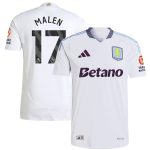 aston villa adidas away authentic shirt 2024-25 with malen 17 printing Collection | Official Aston Villa Jerseys