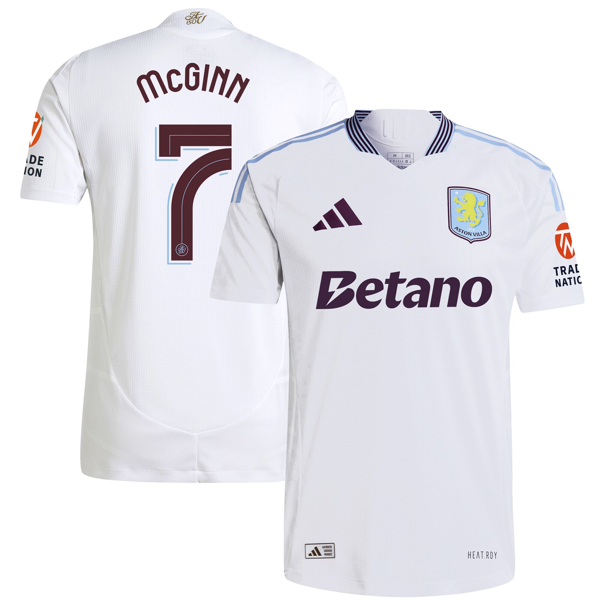 aston villa adidas away authentic shirt 2024-25 with mcginn 7 cup printing Collection | Official Aston Villa Jerseys
