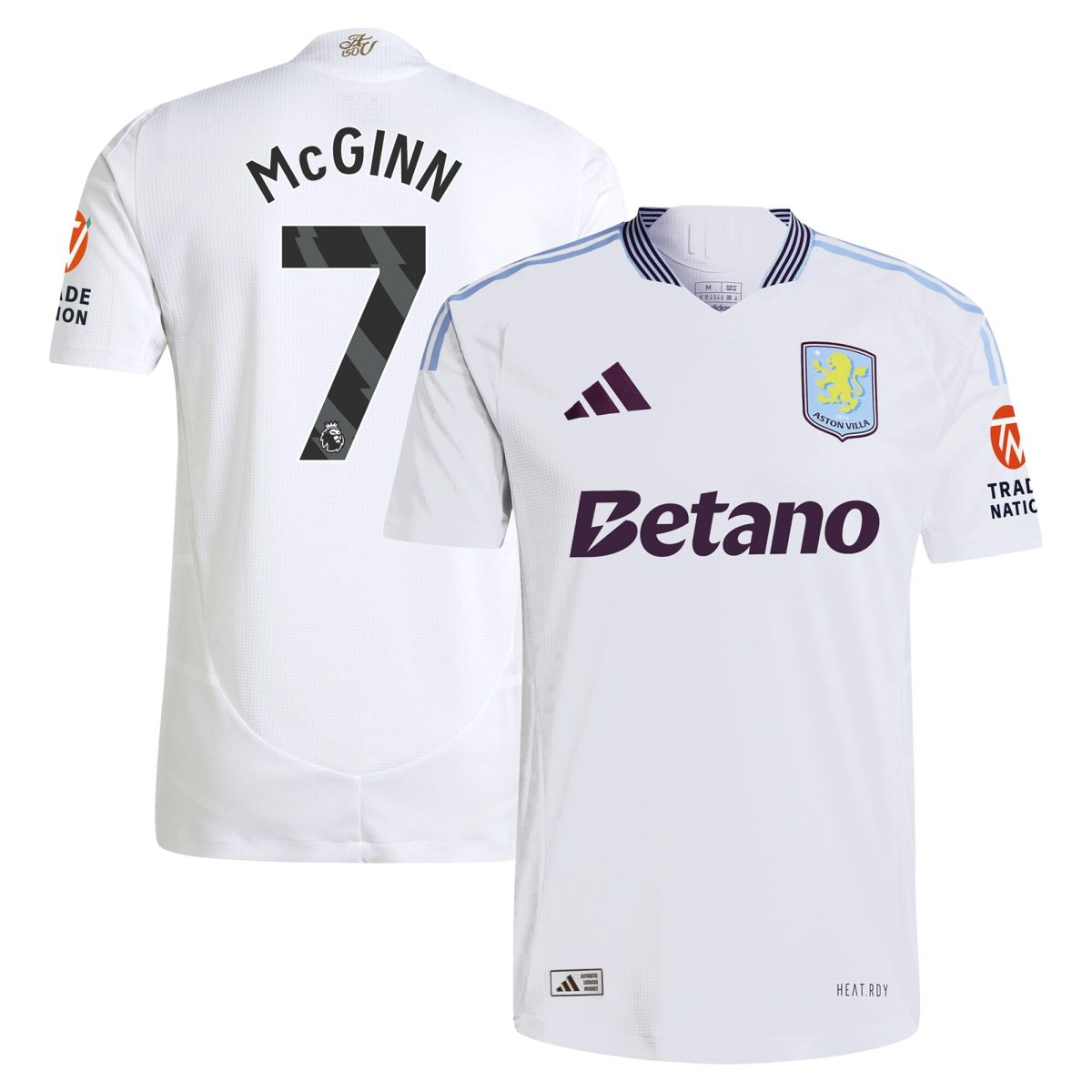 aston villa adidas away authentic shirt 2024-25 with mcginn 7 printing Collection | Official Aston Villa Jerseys