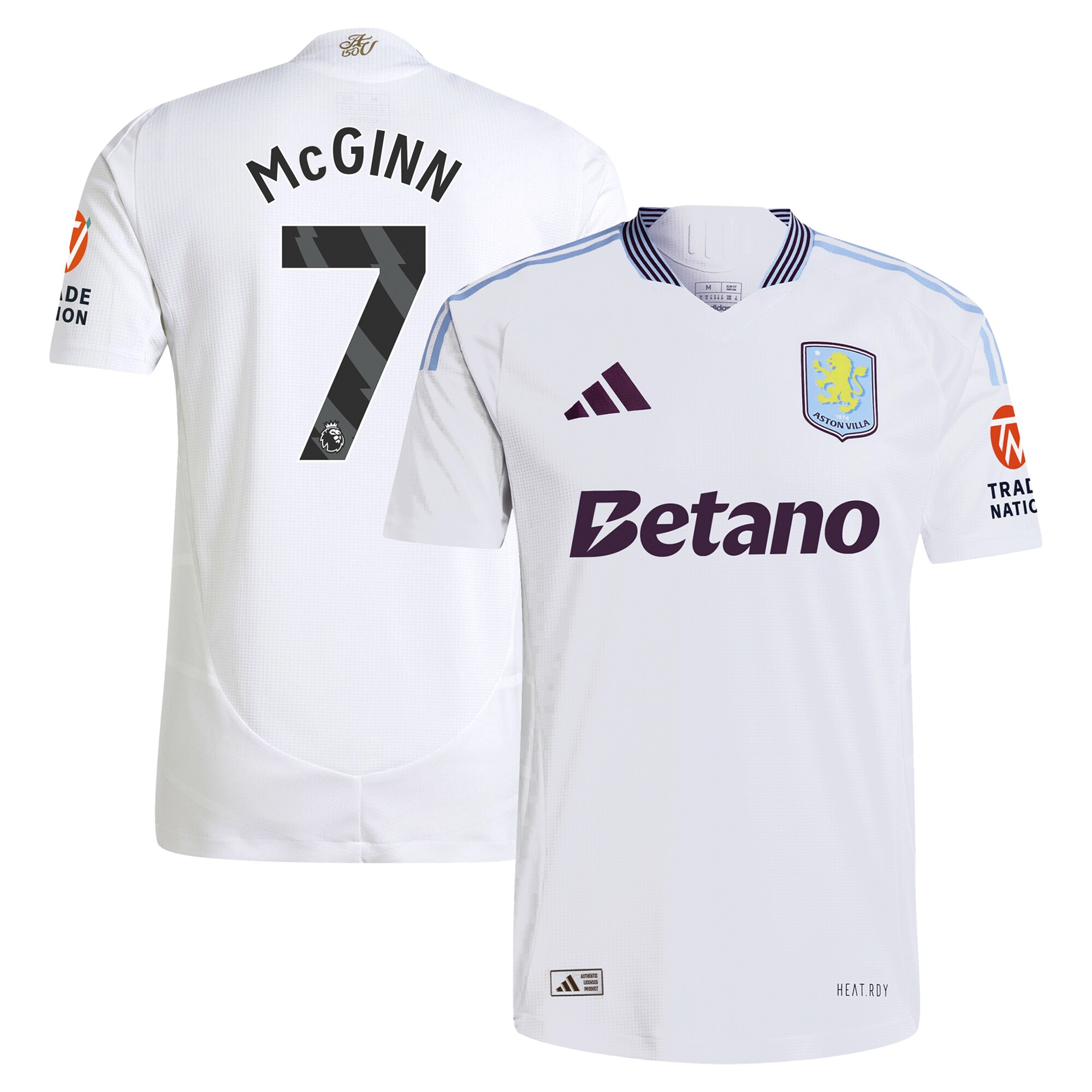aston villa adidas away authentic shirt 2024-25 with mcginn 7 printing Collection | Official Aston Villa Jerseys