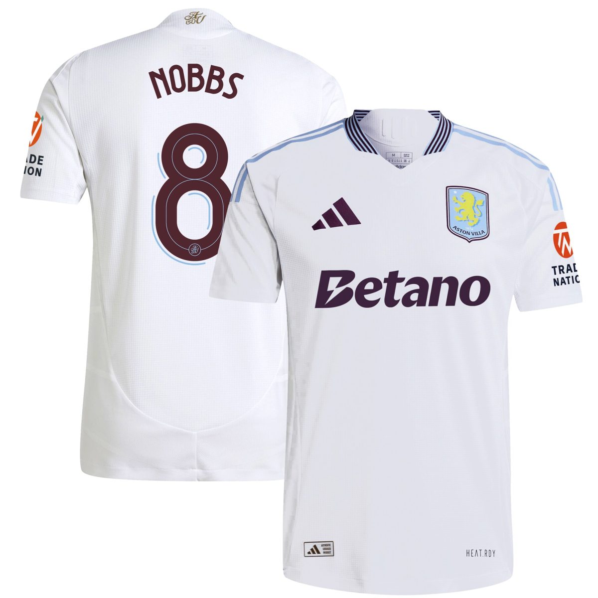 aston villa adidas away authentic shirt 2024-25 with nobbs 8 cup printing Collection | Official Aston Villa Jerseys