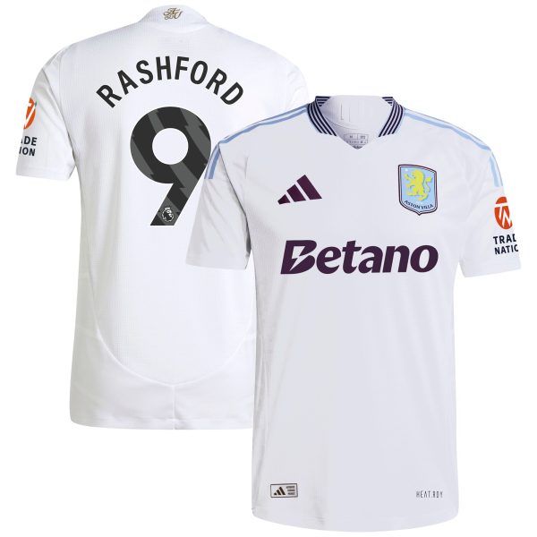aston villa adidas away authentic shirt 2024-25 with rashford 9 printing Collection | Official Aston Villa Jerseys