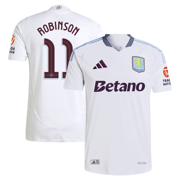aston villa adidas away authentic shirt 2024-25 with robinson 11 cup printing Collection | Official Aston Villa Jerseys
