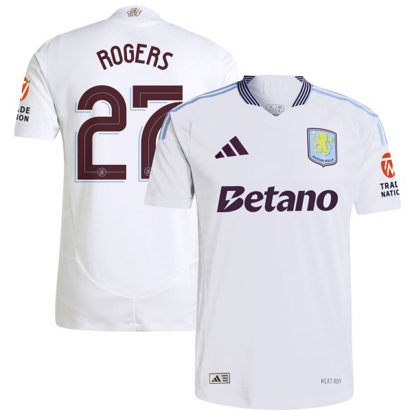 aston villa adidas away authentic shirt 2024-25 with rogers 27 cup printing Collection | Official Aston Villa Jerseys
