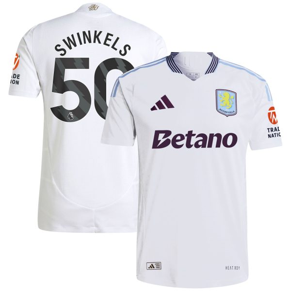 aston villa adidas away authentic shirt 2024-25 with swinkels 50 printing Collection | Official Aston Villa Jerseys