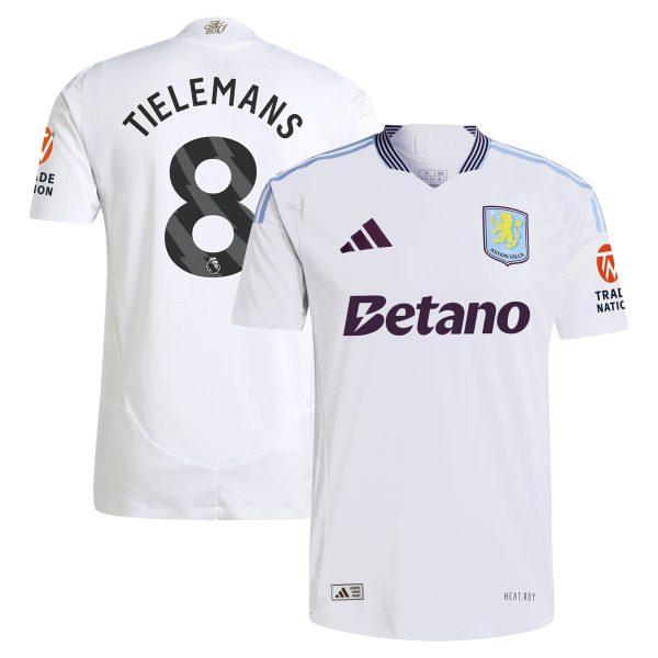aston villa adidas away authentic shirt 2024-25 with tielemans 8 printing Collection | Official Aston Villa Jerseys