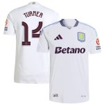aston villa adidas away authentic shirt 2024-25 with turner 14 cup printing Collection | Official Aston Villa Jerseys