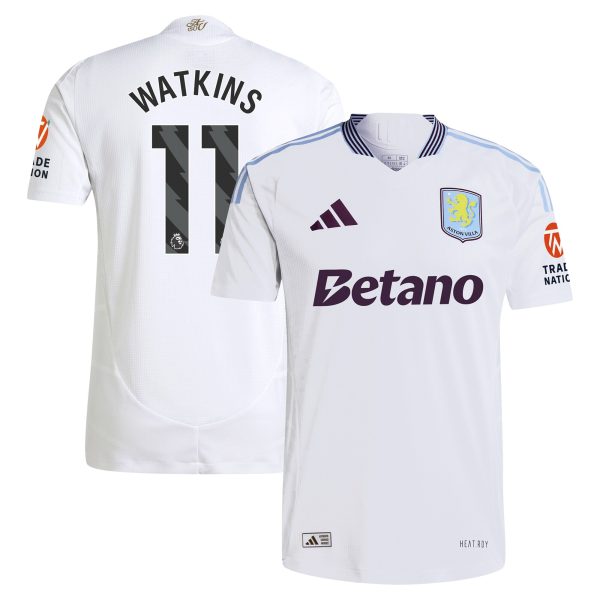 aston villa adidas away authentic shirt 2024-25 with watkins 11 printing Collection | Official Aston Villa Jerseys