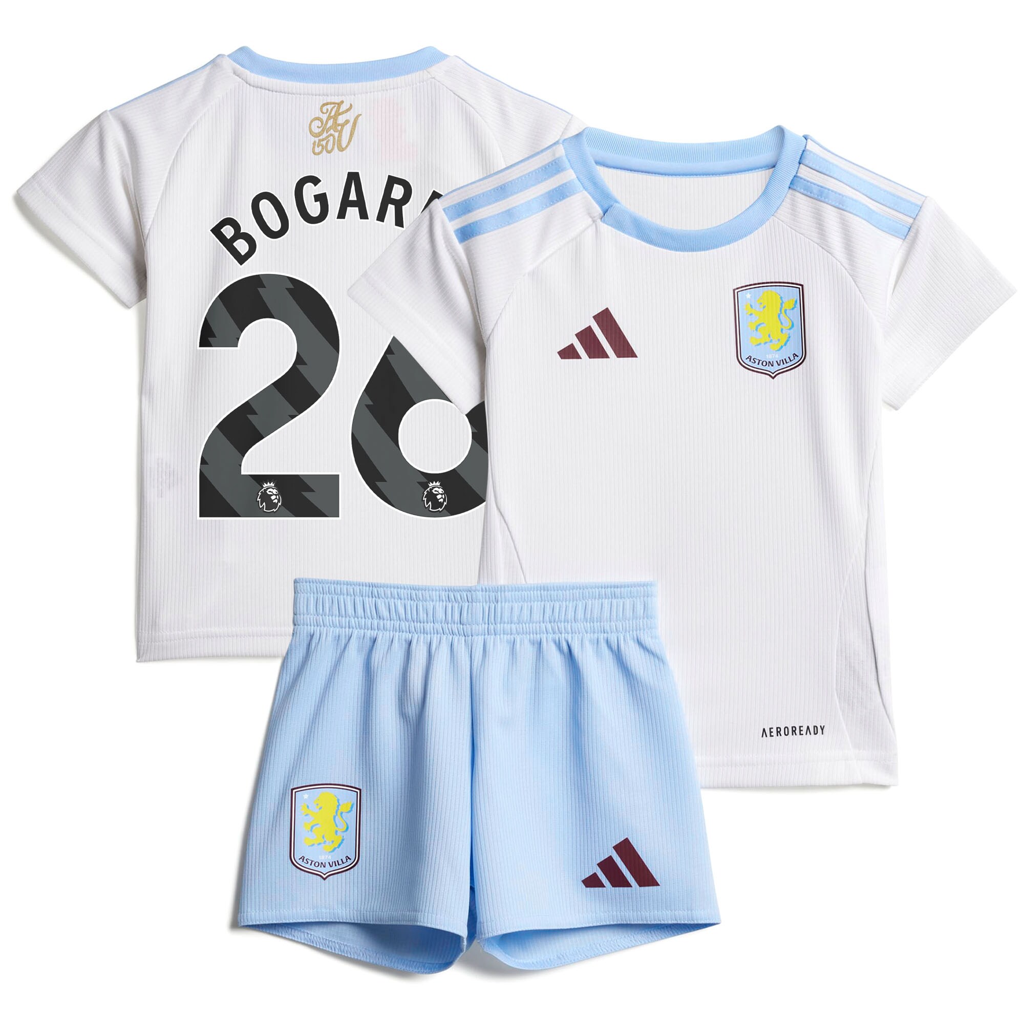 aston villa adidas away baby kit 2024-25 with bogarde 26 printing Collection | Official Aston Villa Jerseys