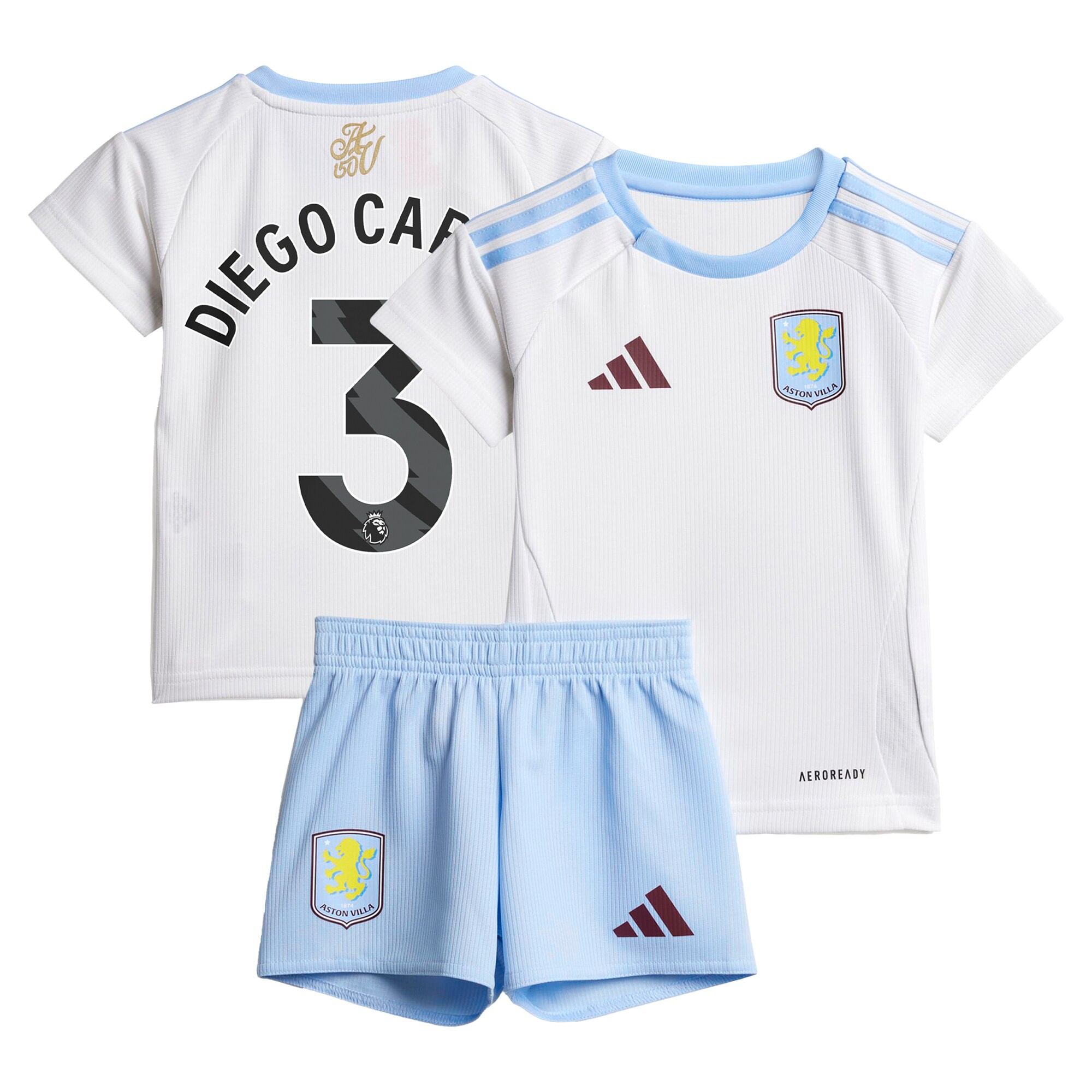 aston villa adidas away baby kit 2024-25 with diego carlos 3 printing Collection | Official Aston Villa Jerseys