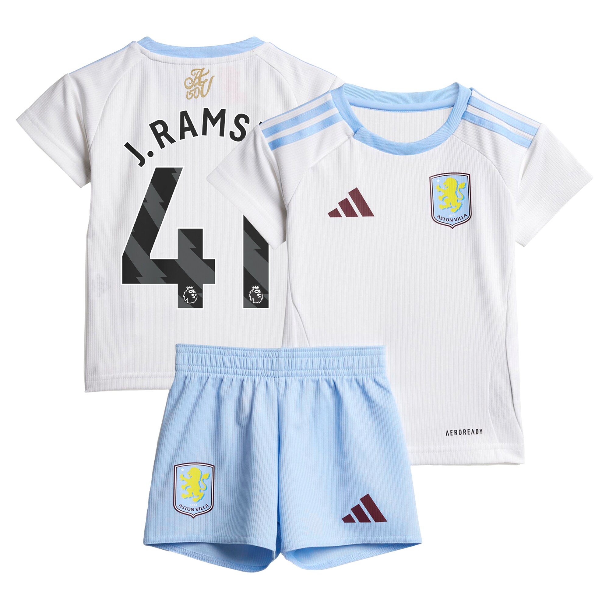 aston villa adidas away baby kit 2024-25 with j. ramsey 41 printing Collection | Official Aston Villa Jerseys