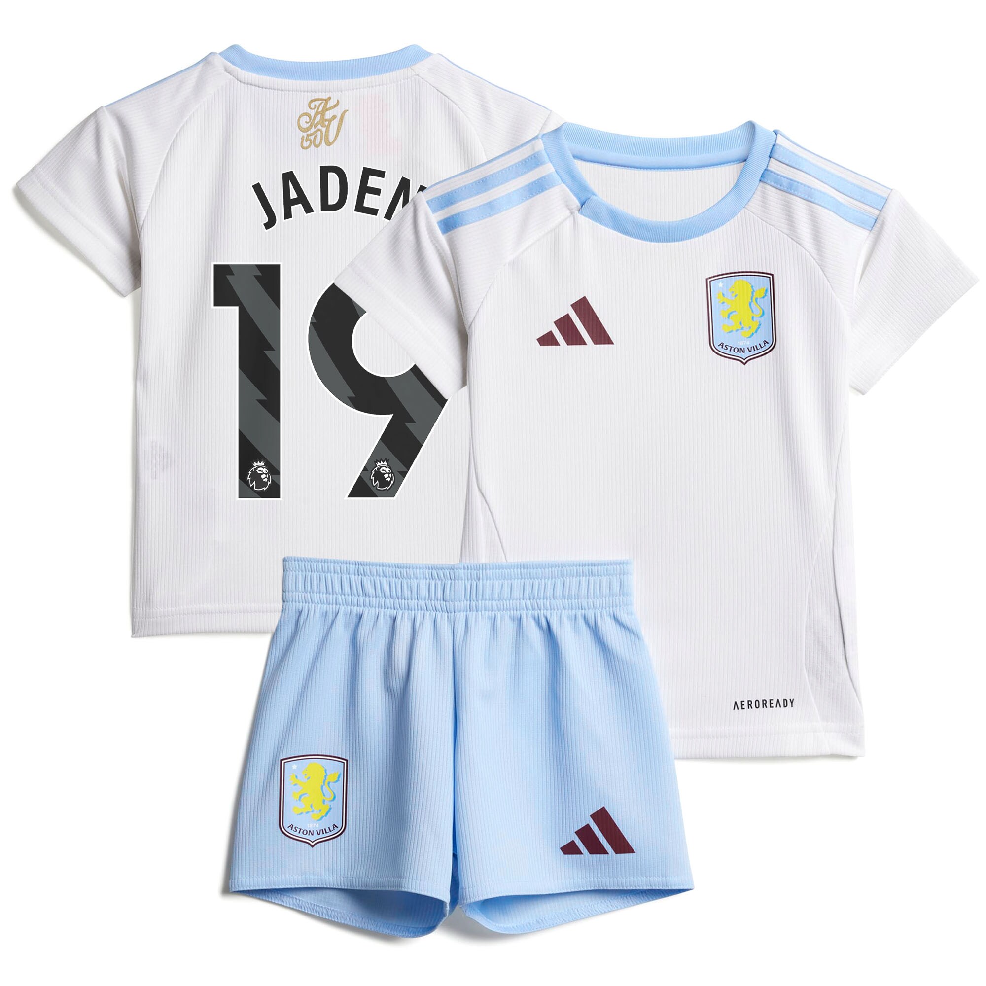 aston villa adidas away baby kit 2024-25 with jaden 19 printing Collection | Official Aston Villa Jerseys