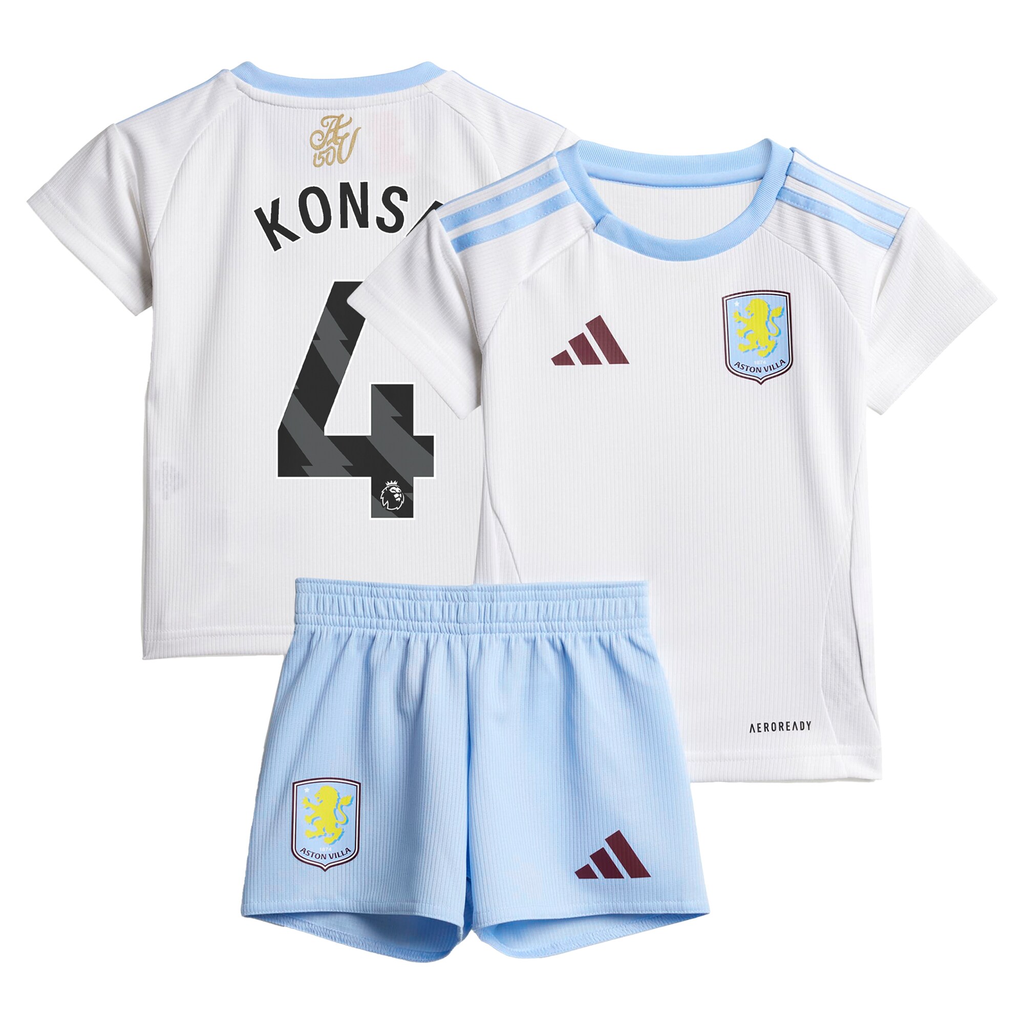 aston villa adidas away baby kit 2024-25 with konsa 4 printing Collection | Official Aston Villa Jerseys