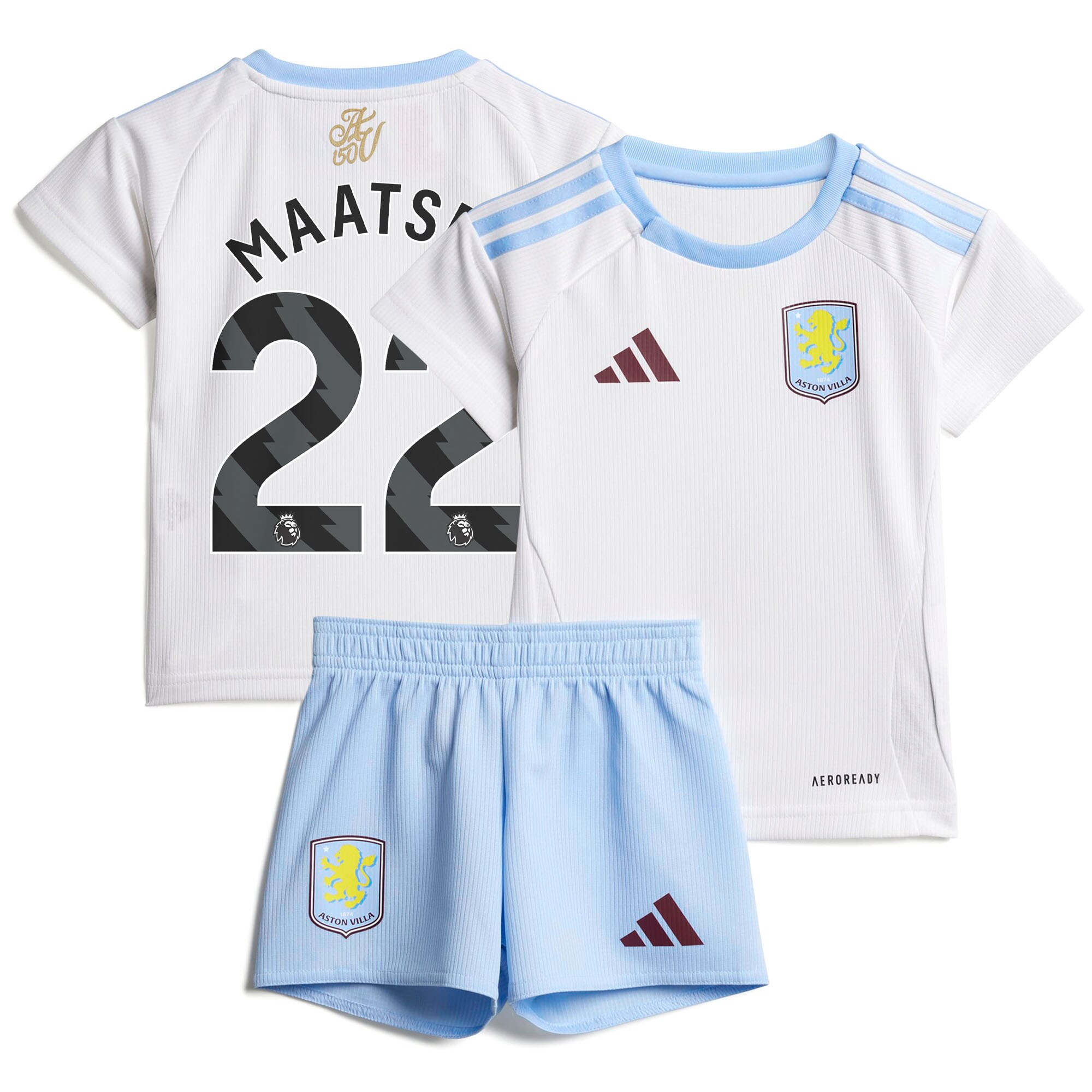 aston villa adidas away baby kit 2024-25 with maatsen 22 printing Collection | Official Aston Villa Jerseys