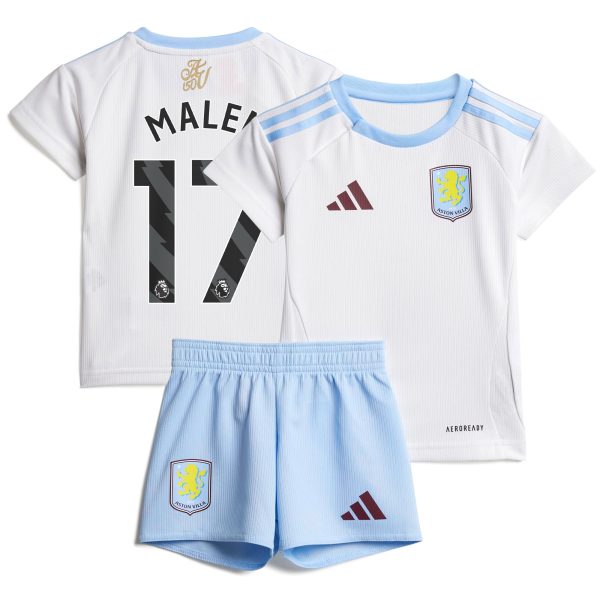 aston villa adidas away baby kit 2024-25 with malen 17 printing Collection | Official Aston Villa Jerseys