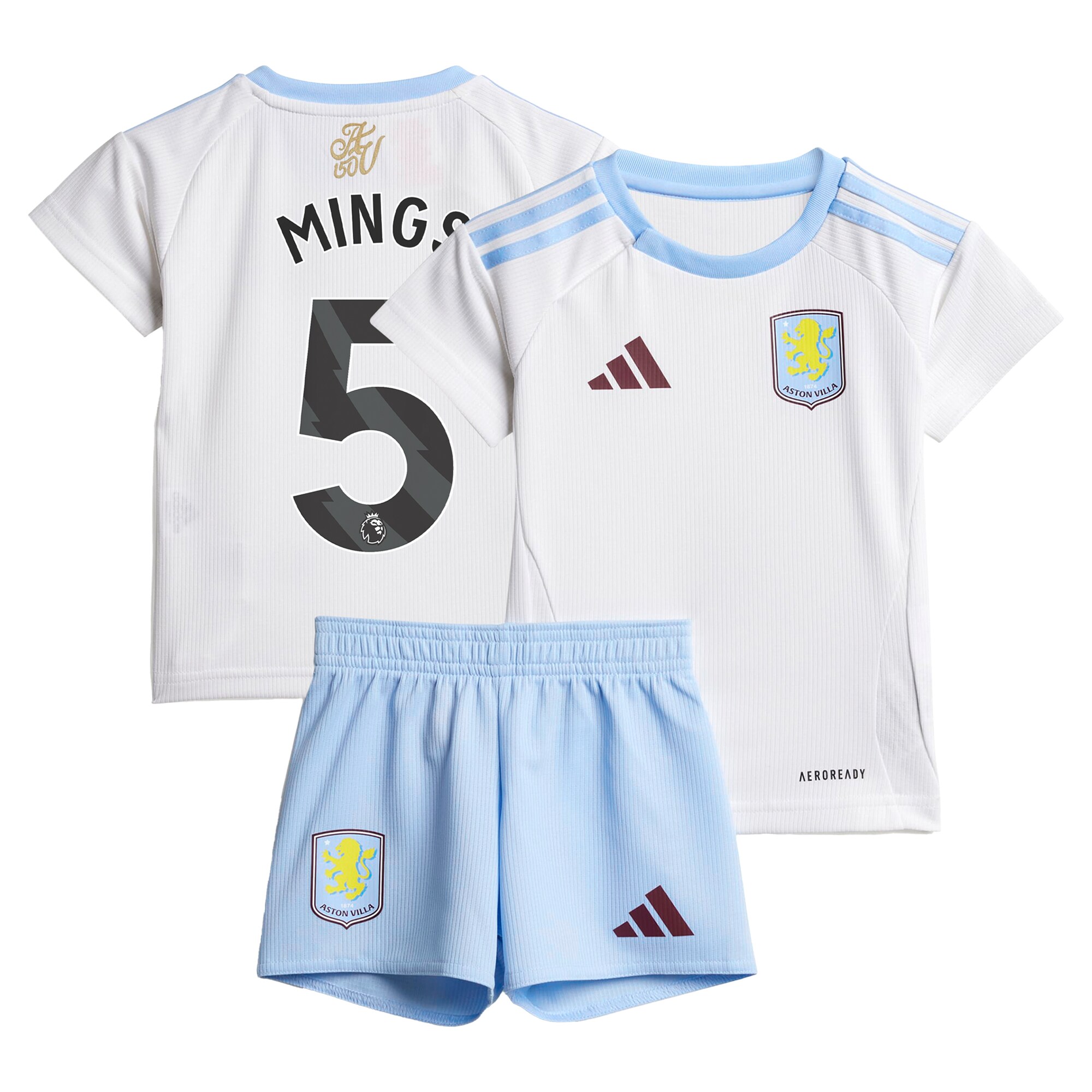 aston villa adidas away baby kit 2024-25 with mings 5 printing Collection | Official Aston Villa Jerseys