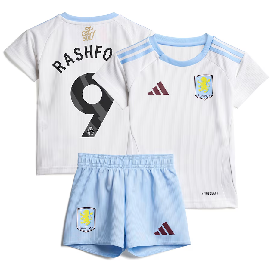 aston villa adidas away baby kit 2024-25 with rashford 9 printing Collection | Official Aston Villa Jerseys