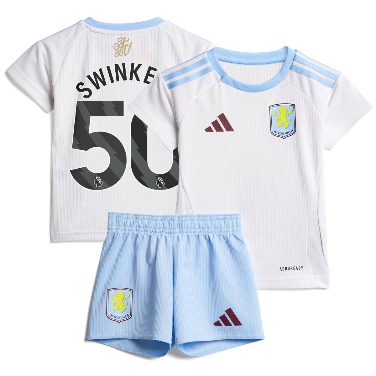 aston villa adidas away baby kit 2024-25 with swinkels 50 printing Collection | Official Aston Villa Jerseys