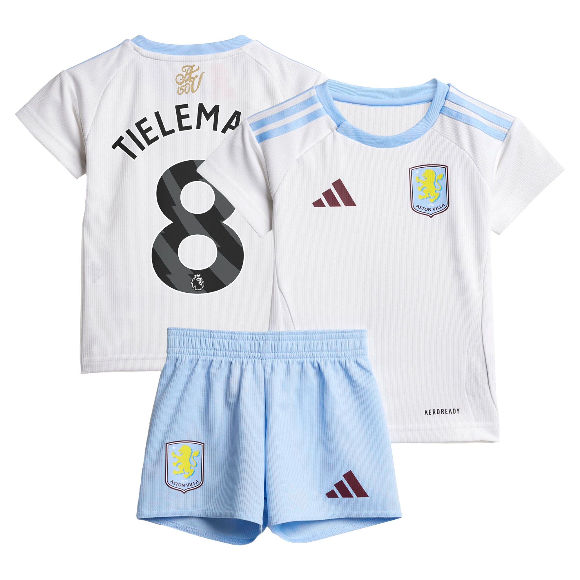 aston villa adidas away baby kit 2024-25 with tielemans 8 printing Collection | Official Aston Villa Jerseys