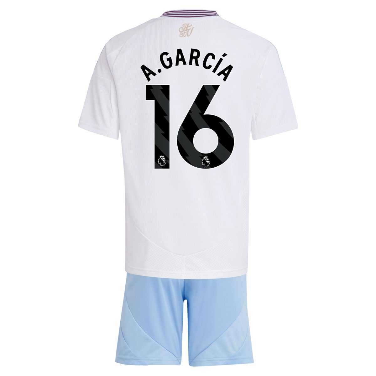 aston villa adidas away mini kit 2024-25 with a.garcía 16 printing Collection | Official Aston Villa Jerseys