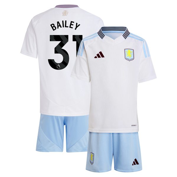 aston villa adidas away mini kit 2024-25 with bailey 31 printing Collection | Official Aston Villa Jerseys