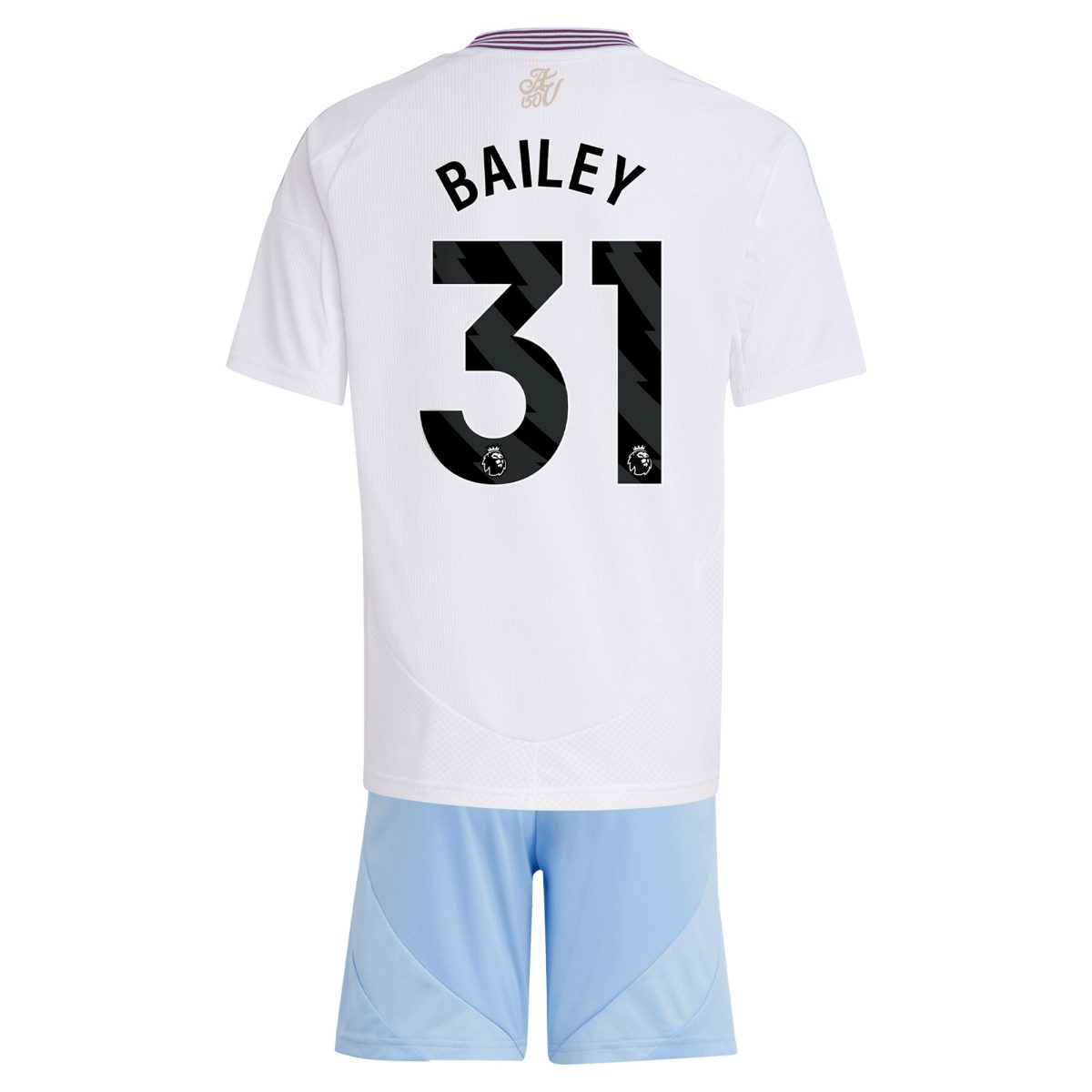 aston villa adidas away mini kit 2024-25 with bailey 31 printing Collection | Official Aston Villa Jerseys