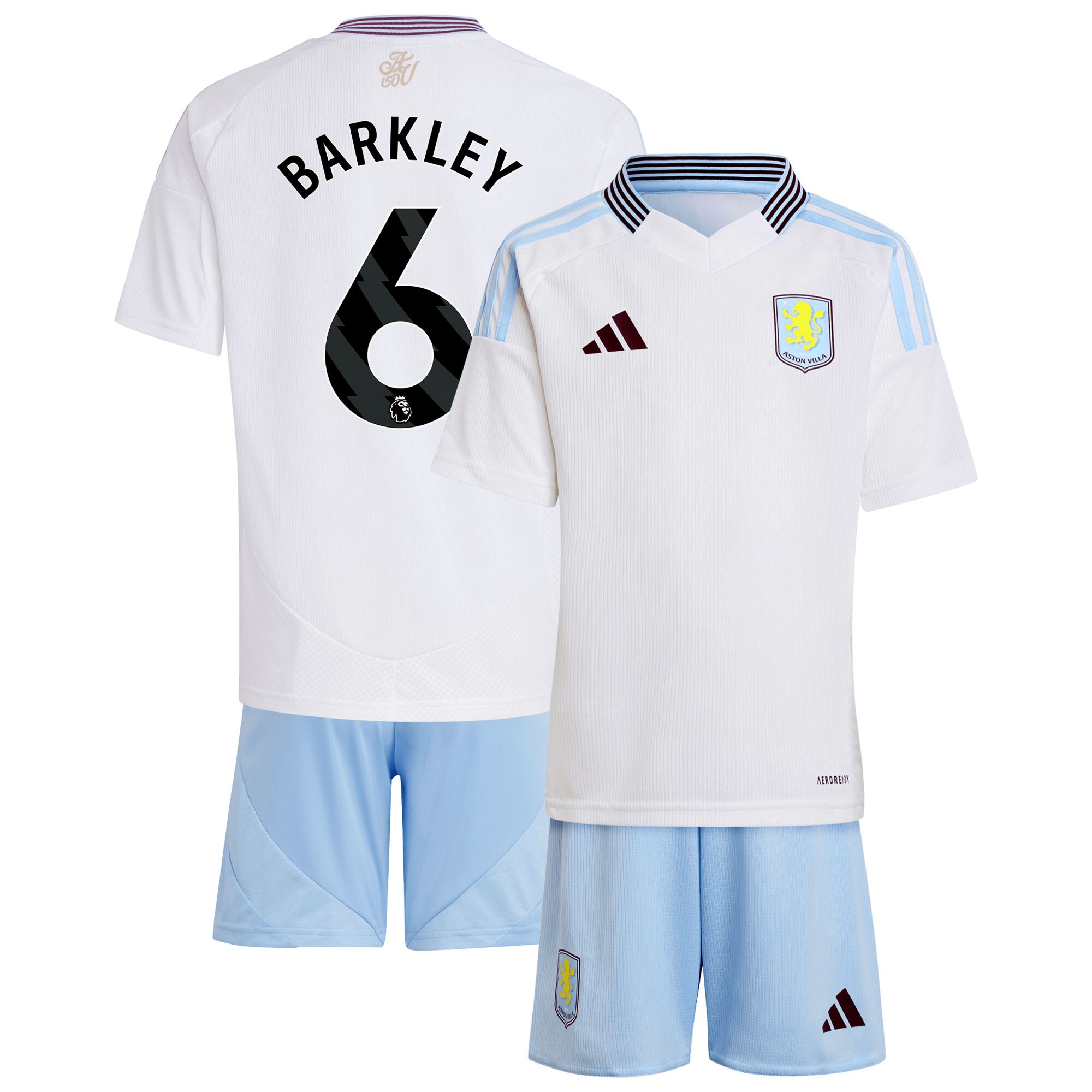 aston villa adidas away mini kit 2024-25 with barkley 6 printing Collection | Official Aston Villa Jerseys