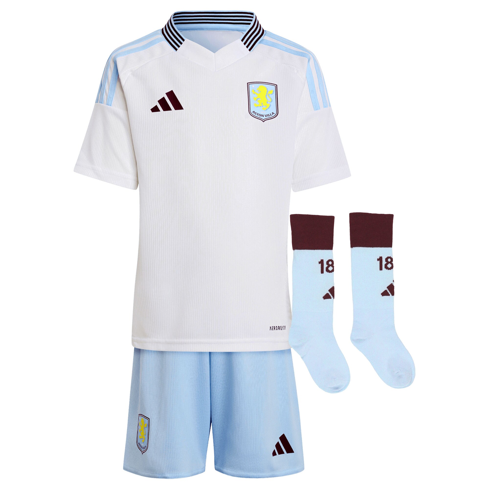 aston villa adidas away mini kit 2024-25 with bogarde 26 printing Collection | Official Aston Villa Jerseys