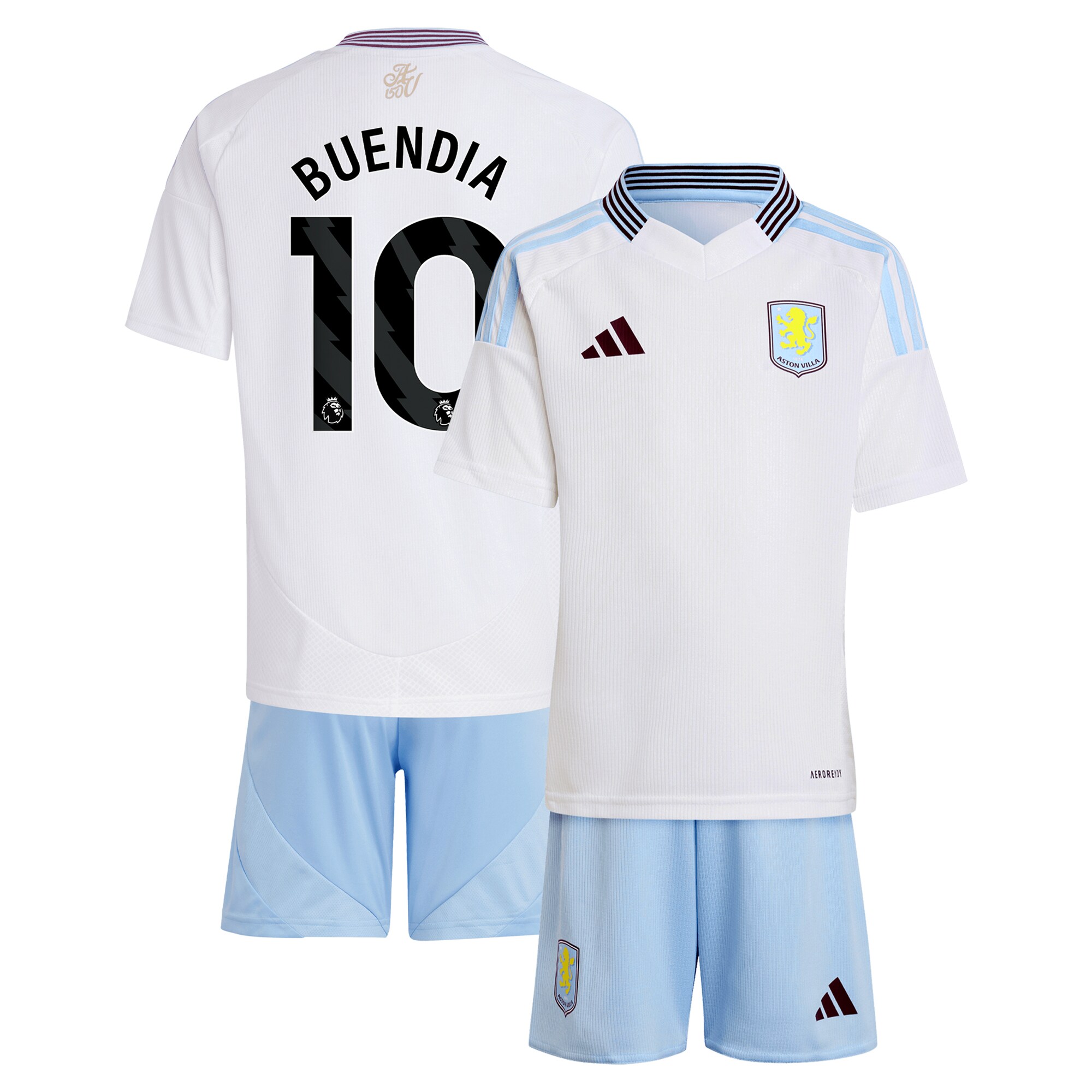 aston villa adidas away mini kit 2024-25 with buendia 10 printing Collection | Official Aston Villa Jerseys
