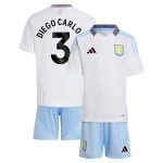 aston villa adidas away mini kit 2024-25 with diego carlos 3 printing Collection | Official Aston Villa Jerseys