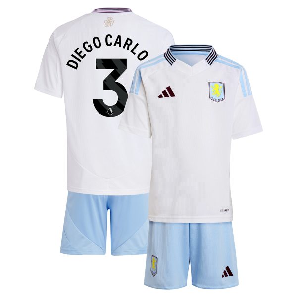 aston villa adidas away mini kit 2024-25 with diego carlos 3 printing Collection | Official Aston Villa Jerseys