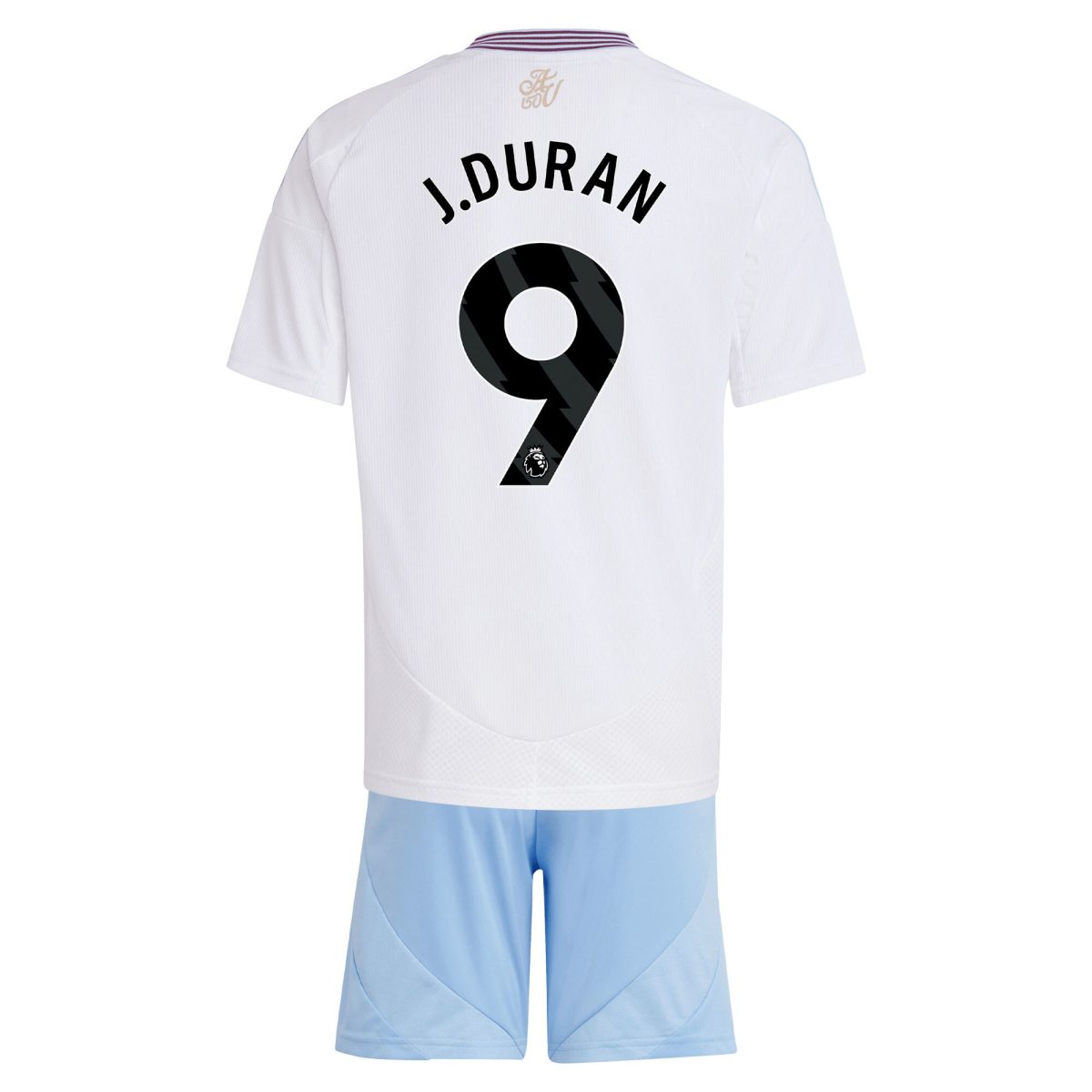 aston villa adidas away mini kit 2024-25 with j.duran 9 printing Collection | Official Aston Villa Jerseys