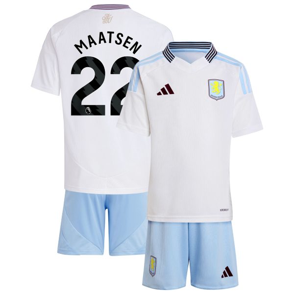 aston villa adidas away mini kit 2024-25 with maatsen 22 printing Collection | Official Aston Villa Jerseys