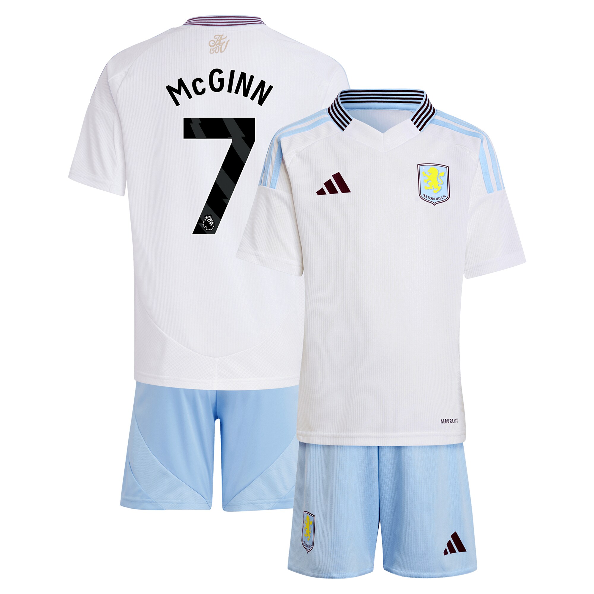 aston villa adidas away mini kit 2024-25 with mcginn 7 printing Collection | Official Aston Villa Jerseys